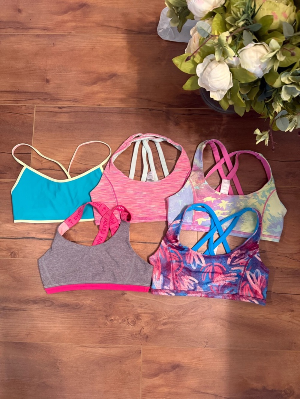 Mixed Activewear Sports Bra Bundle - Colorful Prints & Solids